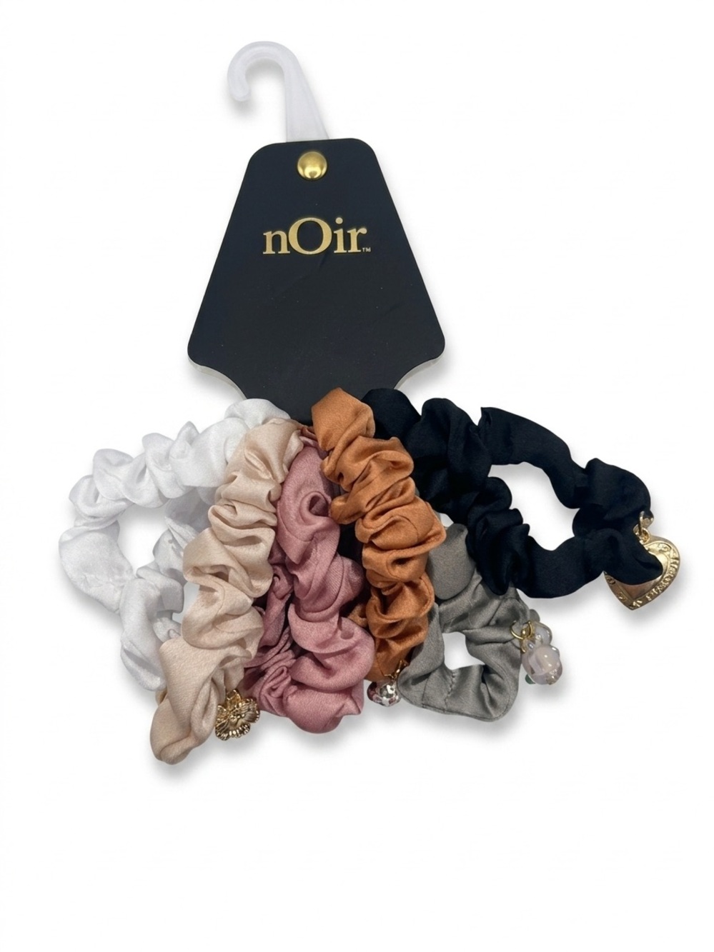 nOir Scrunchie Pack with Charms